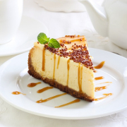 Cheesecake sablé breton caramel beurre salé LÉO Le Comptoir